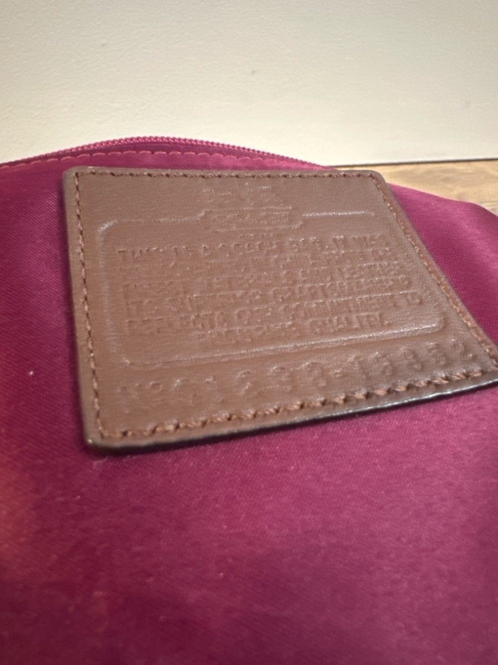 Coach Madison Pinnacle Croc Embossed Satchel Mahogany Brown Gold Hardware Rare - Picture 11 of 13